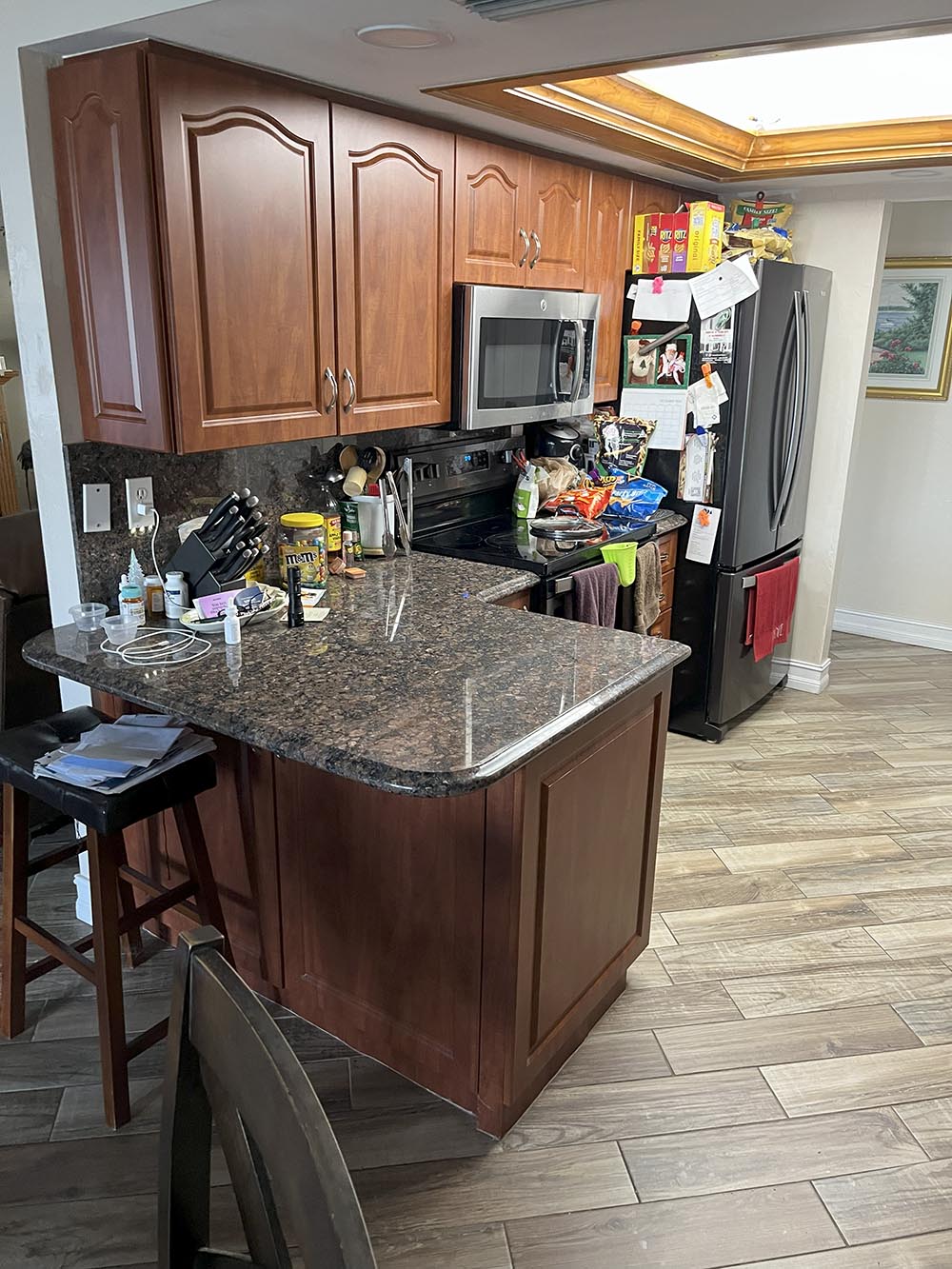 kitchen renovation before