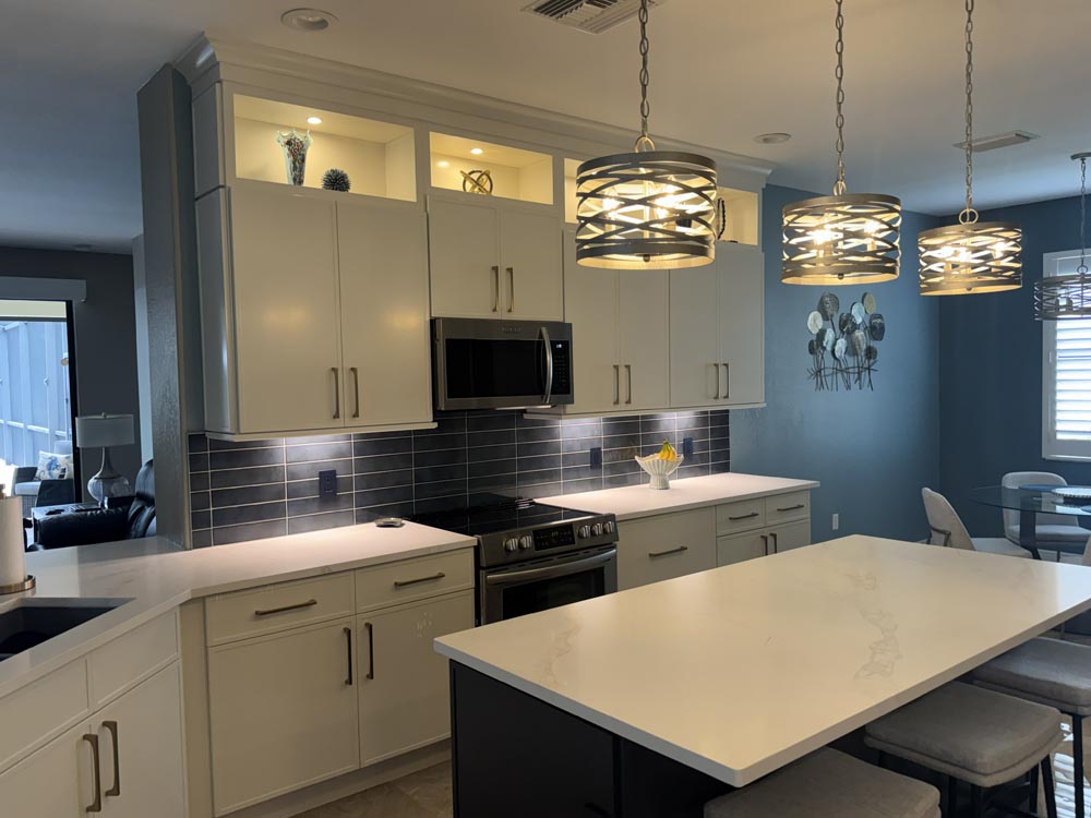 Completed kitchen remodel in Gateway